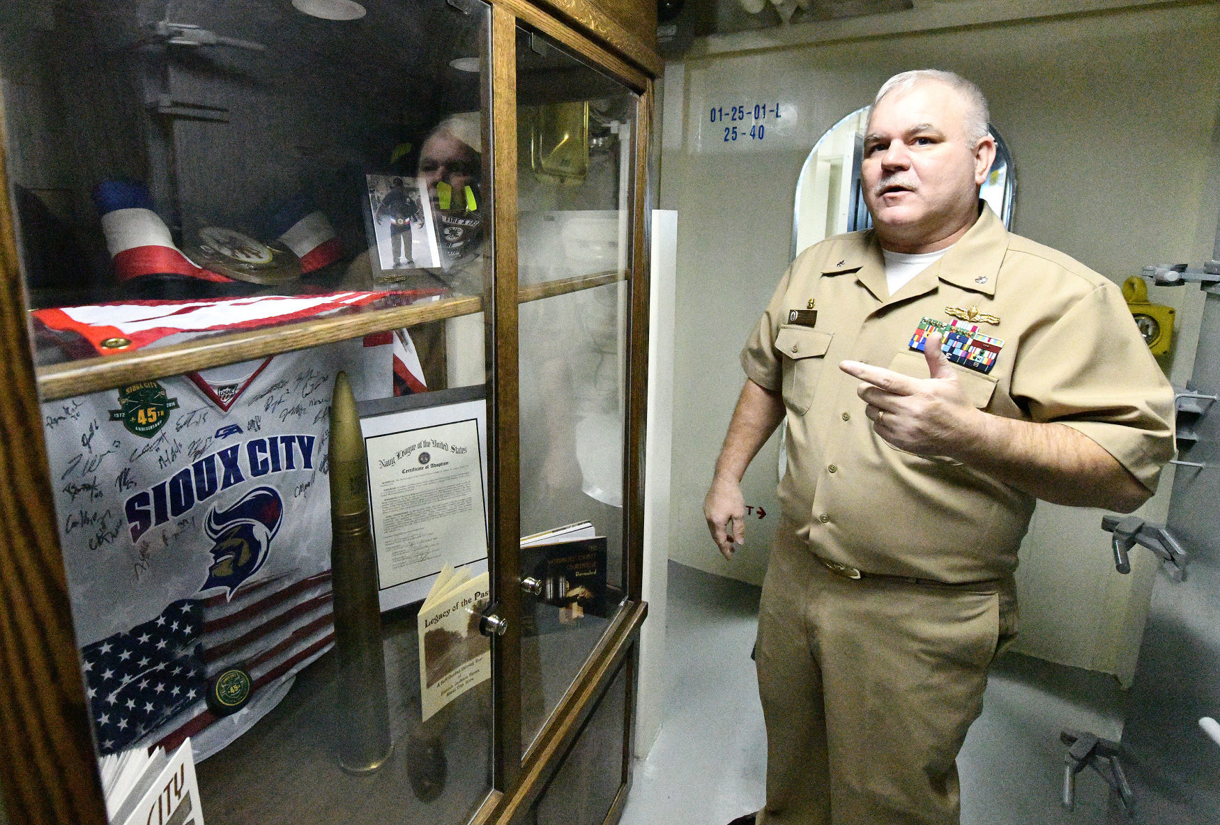 USS Sioux City commissioning tour